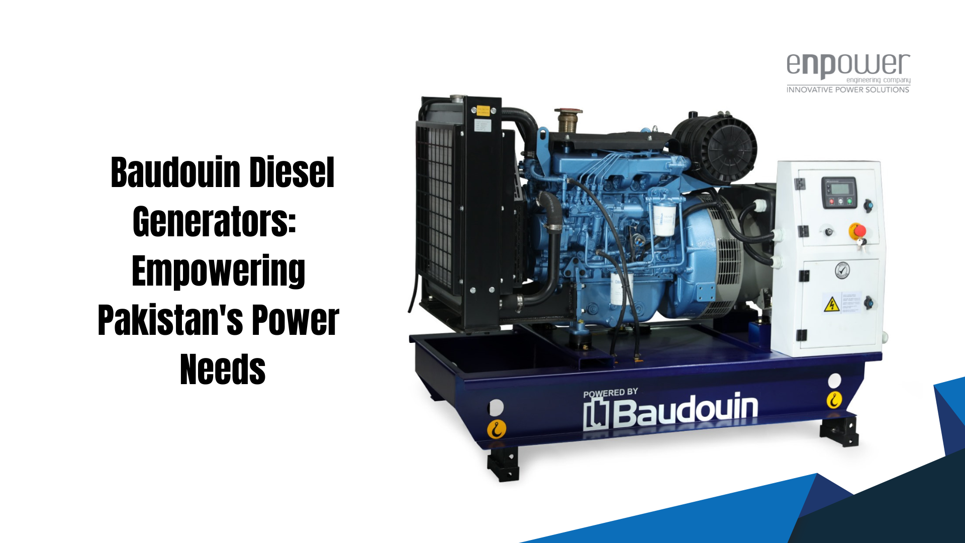 Baudouin Diesel Generators Empowering Pakistan's Power Needs