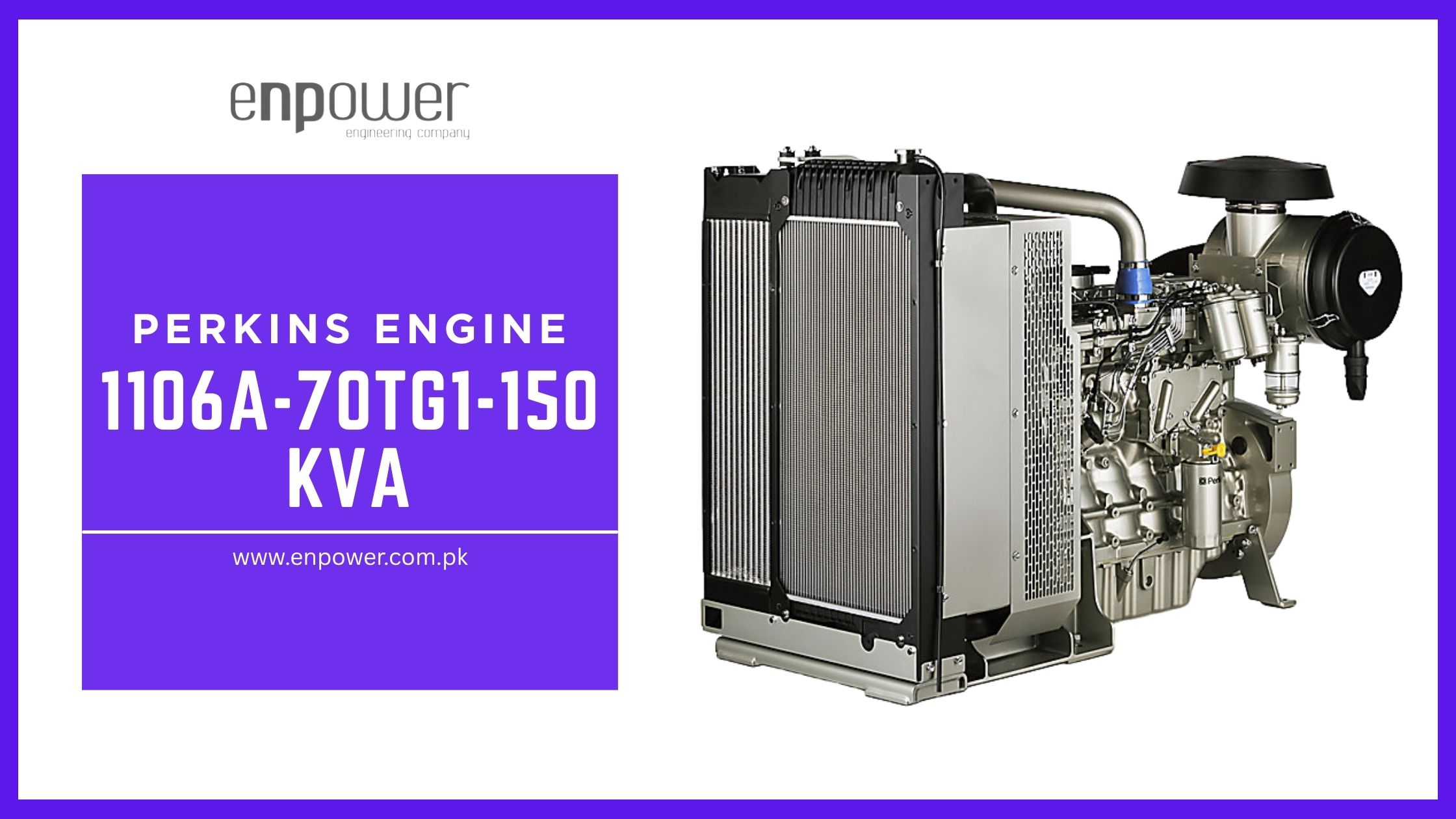 Perkins Engine 1106A-70TG1-150 KVA