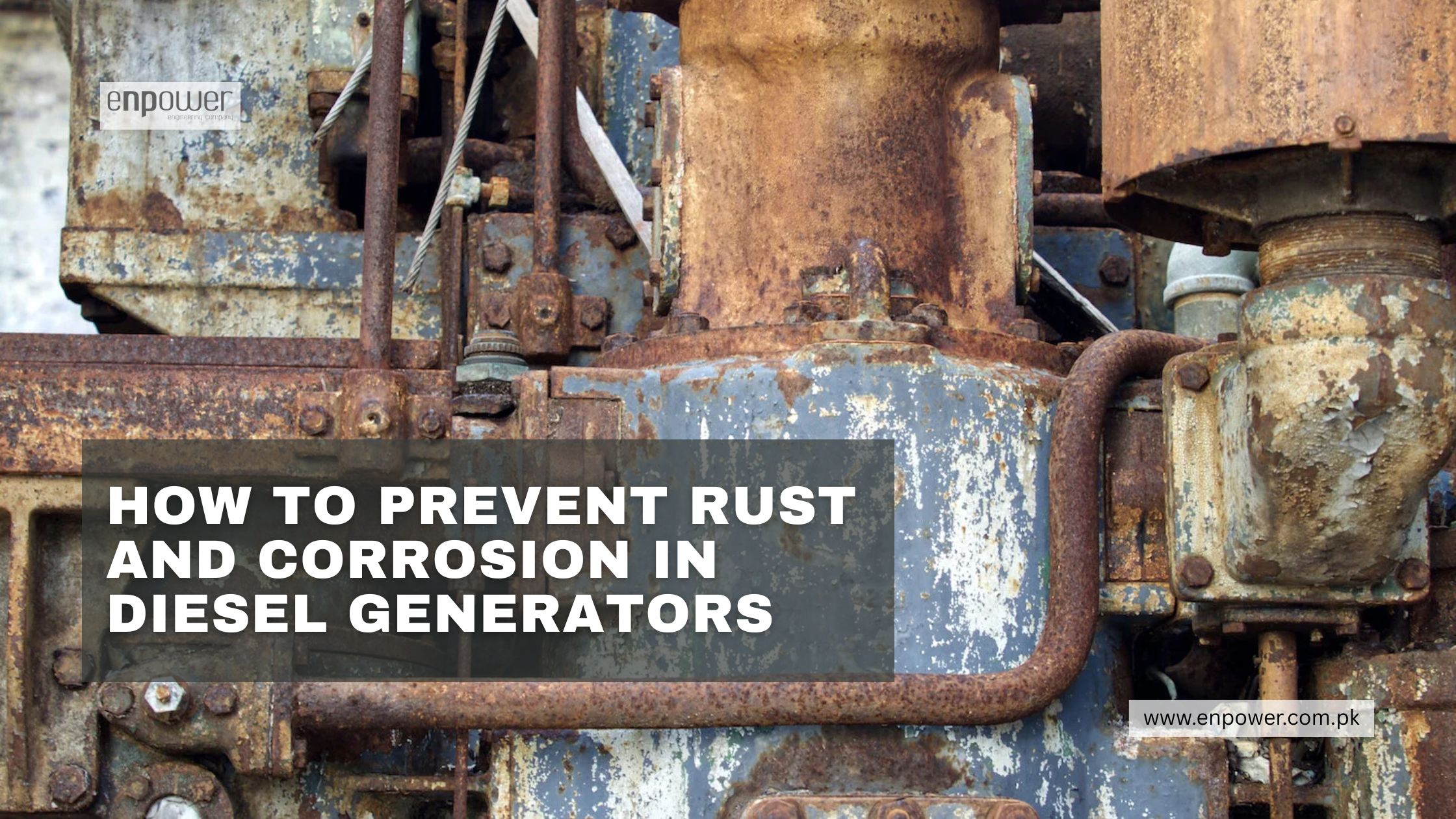 How to Prevent Rust and Corrosion in Diesel Generators
