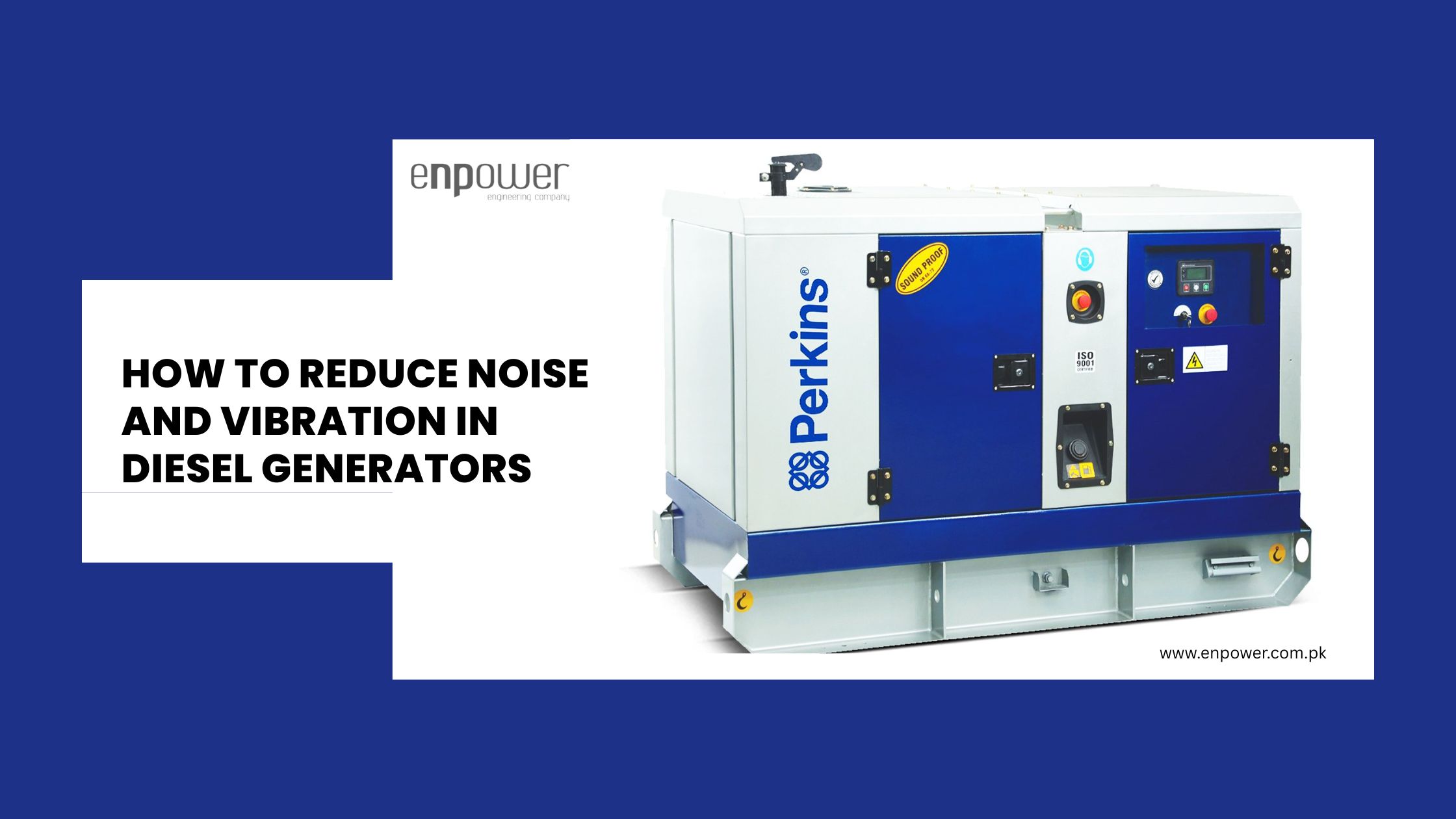 How to Reduce Noise and Vibration in Diesel Generators