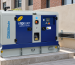 Soundproof 50 kVA diesel generator installed on a concrete plinth with AMF changeover panel, illustrating 50 kVA generator price in Pakistan factors